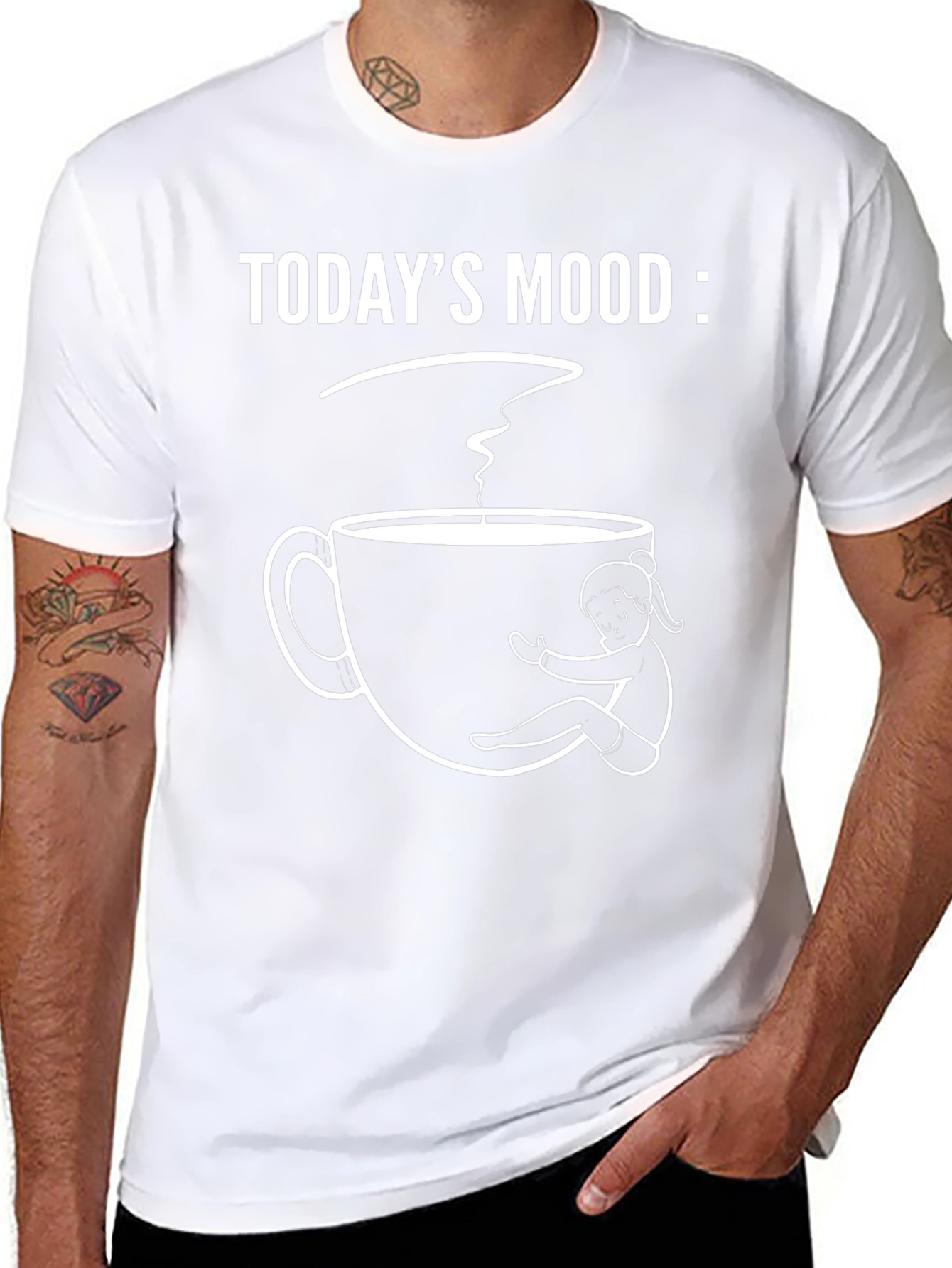 Todays Mood: Coffee Hug Graphic Tee