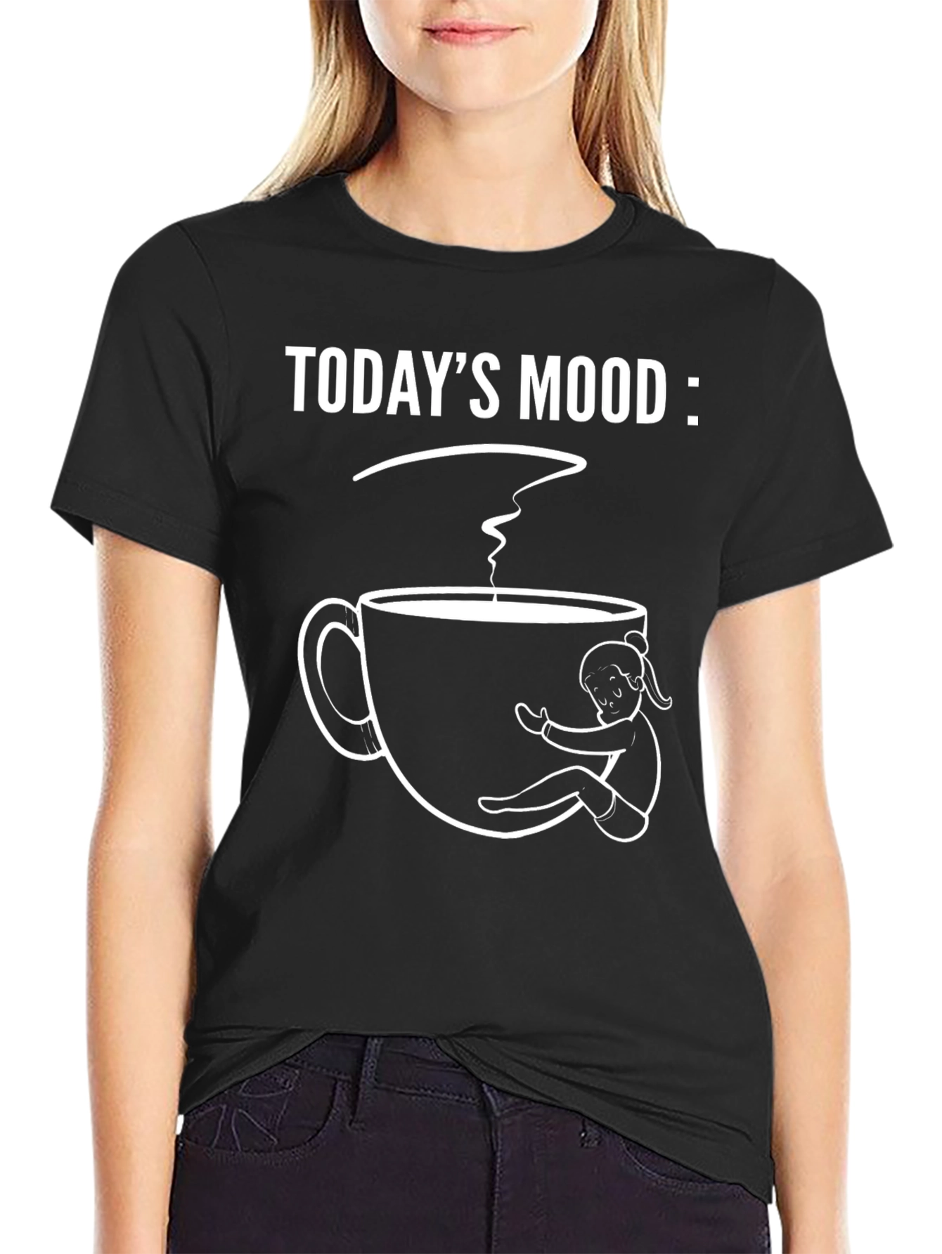 Todays Mood: Coffee Hug Graphic Tee