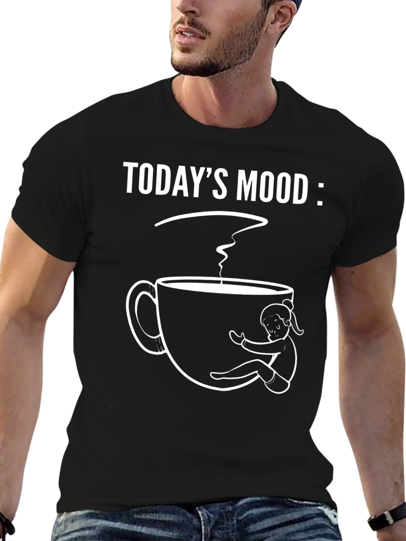 Todays Mood: Coffee Hug Graphic Tee