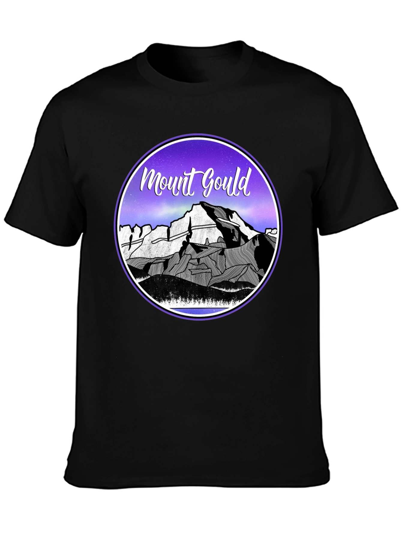 Mount Gould Graphic Tee - Black Cotton