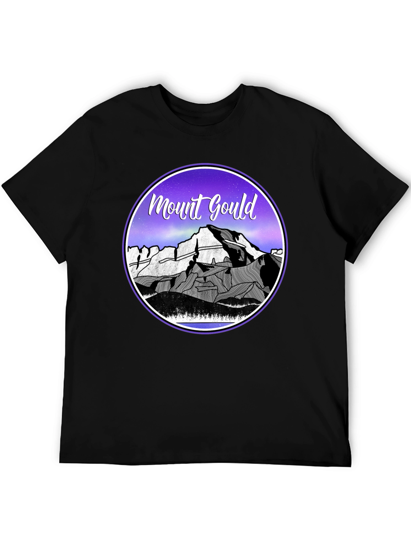 Mount Gould Graphic Tee - Black Cotton