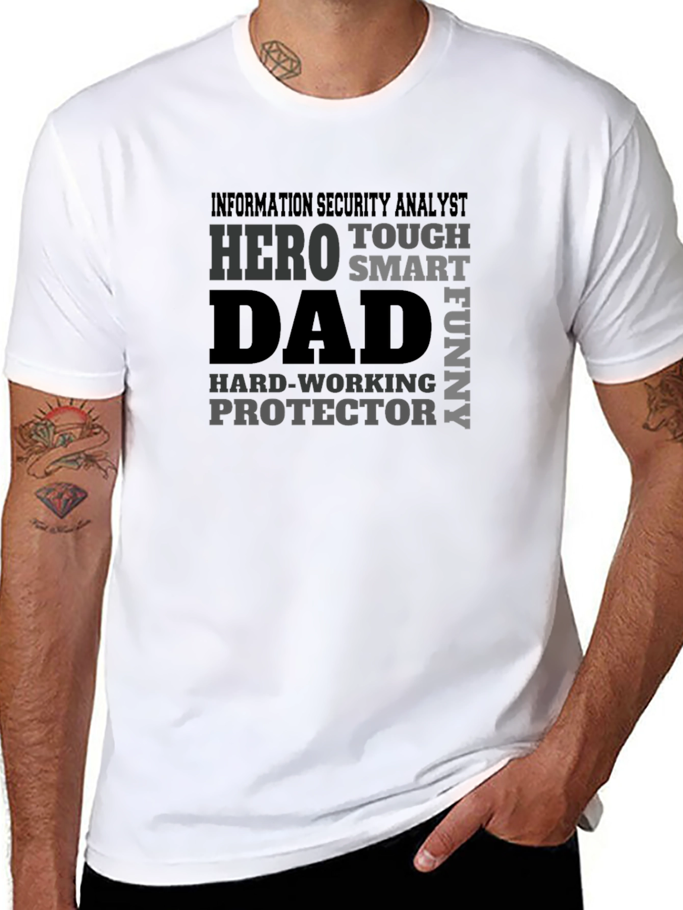 Information Security Analyst Dad T-Shirt