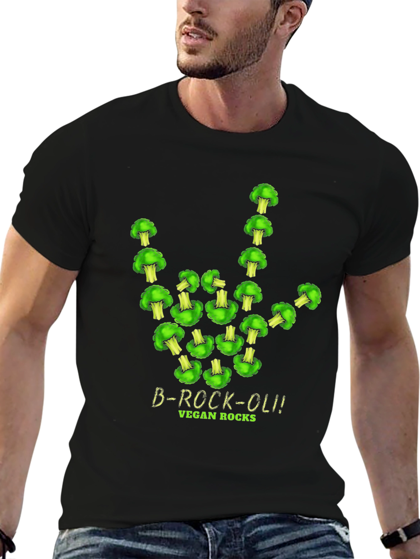 Vegan Broccoli Rocks T-Shirt