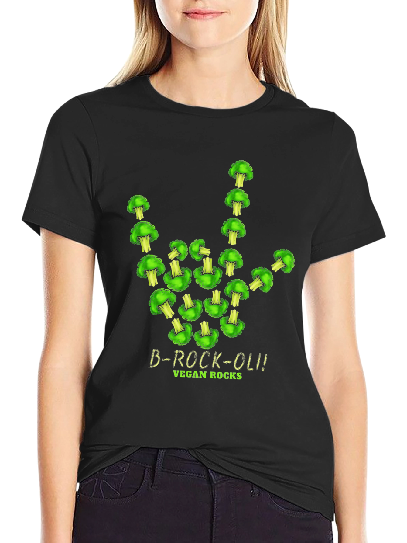 Vegan Broccoli Rocks T-Shirt