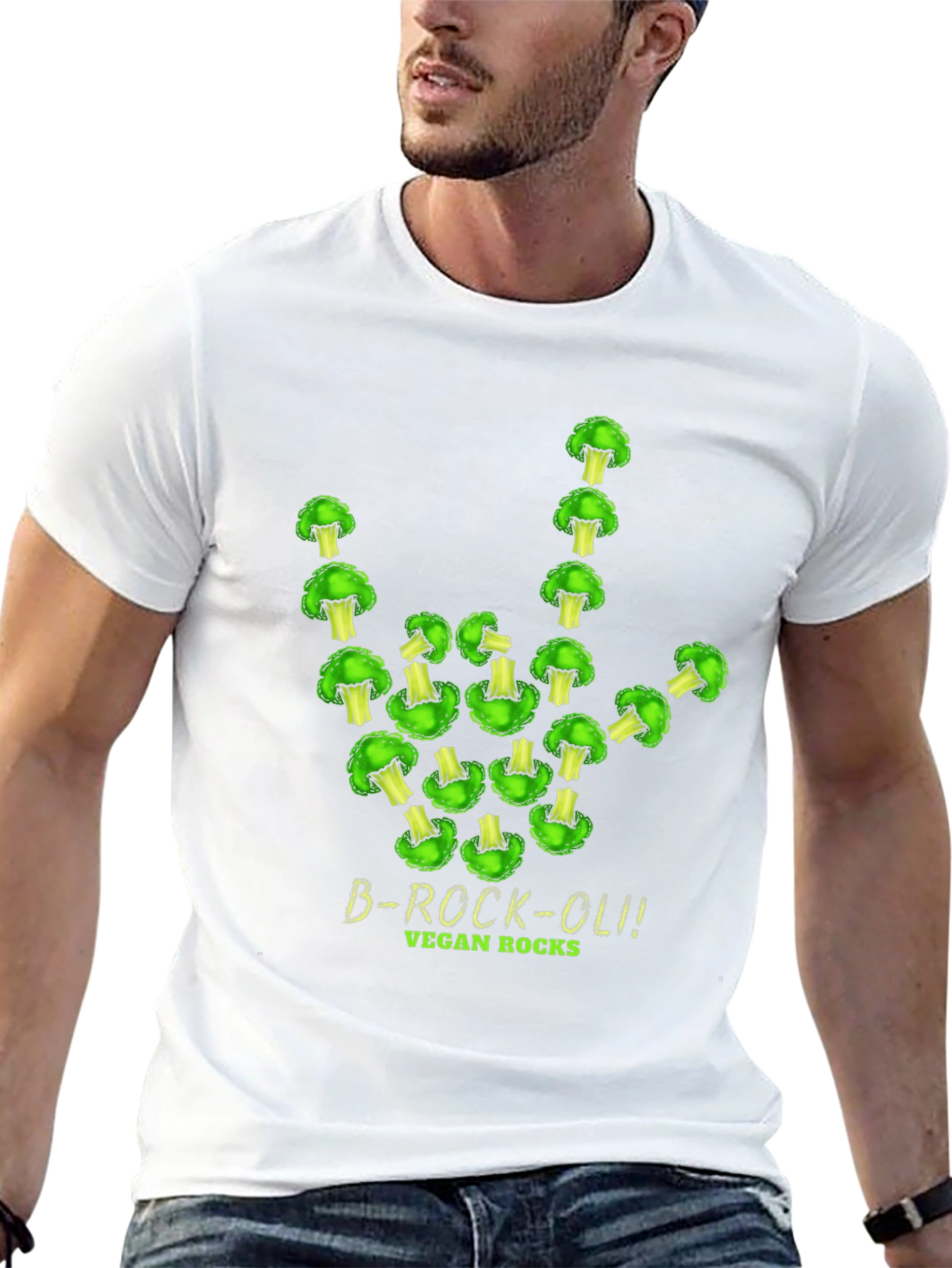 Vegan Broccoli Rocks T-Shirt