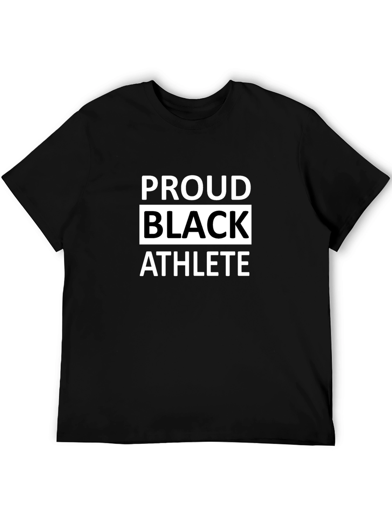 Proud Black Athlete T-Shirt - Bold Statement Tee