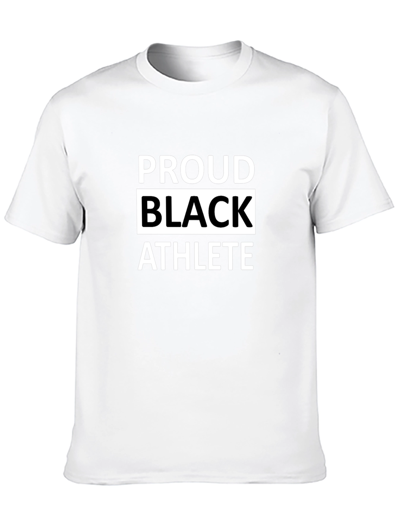 Proud Black Athlete T-Shirt - Bold Statement Tee