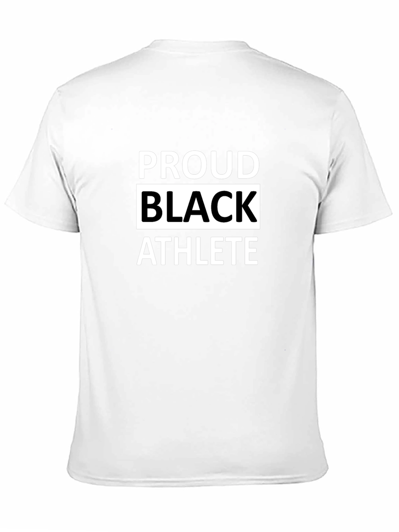 Proud Black Athlete T-Shirt - Bold Statement Tee