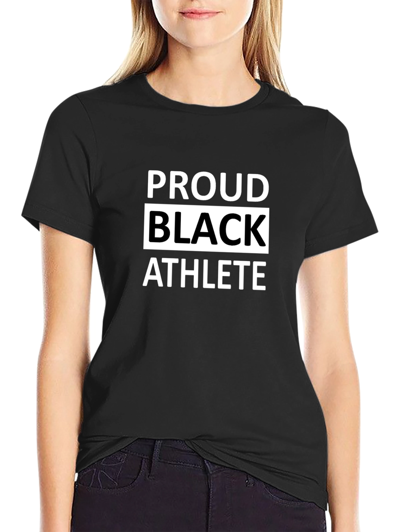 Proud Black Athlete T-Shirt - Bold Statement Tee