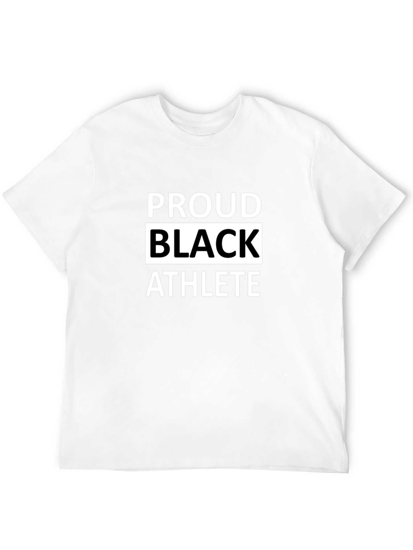 Proud Black Athlete T-Shirt - Bold Statement Tee