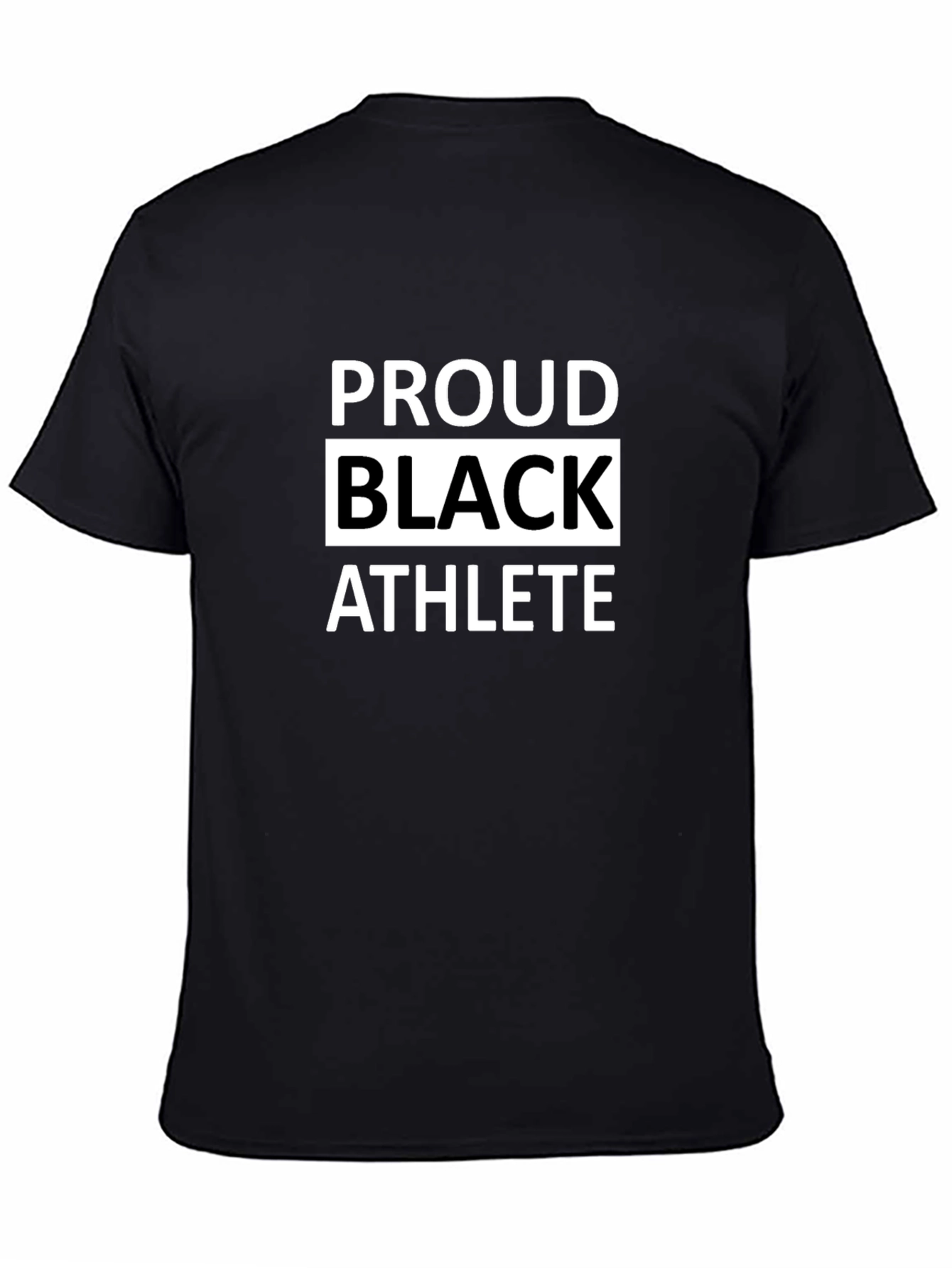 Proud Black Athlete T-Shirt - Bold Statement Tee