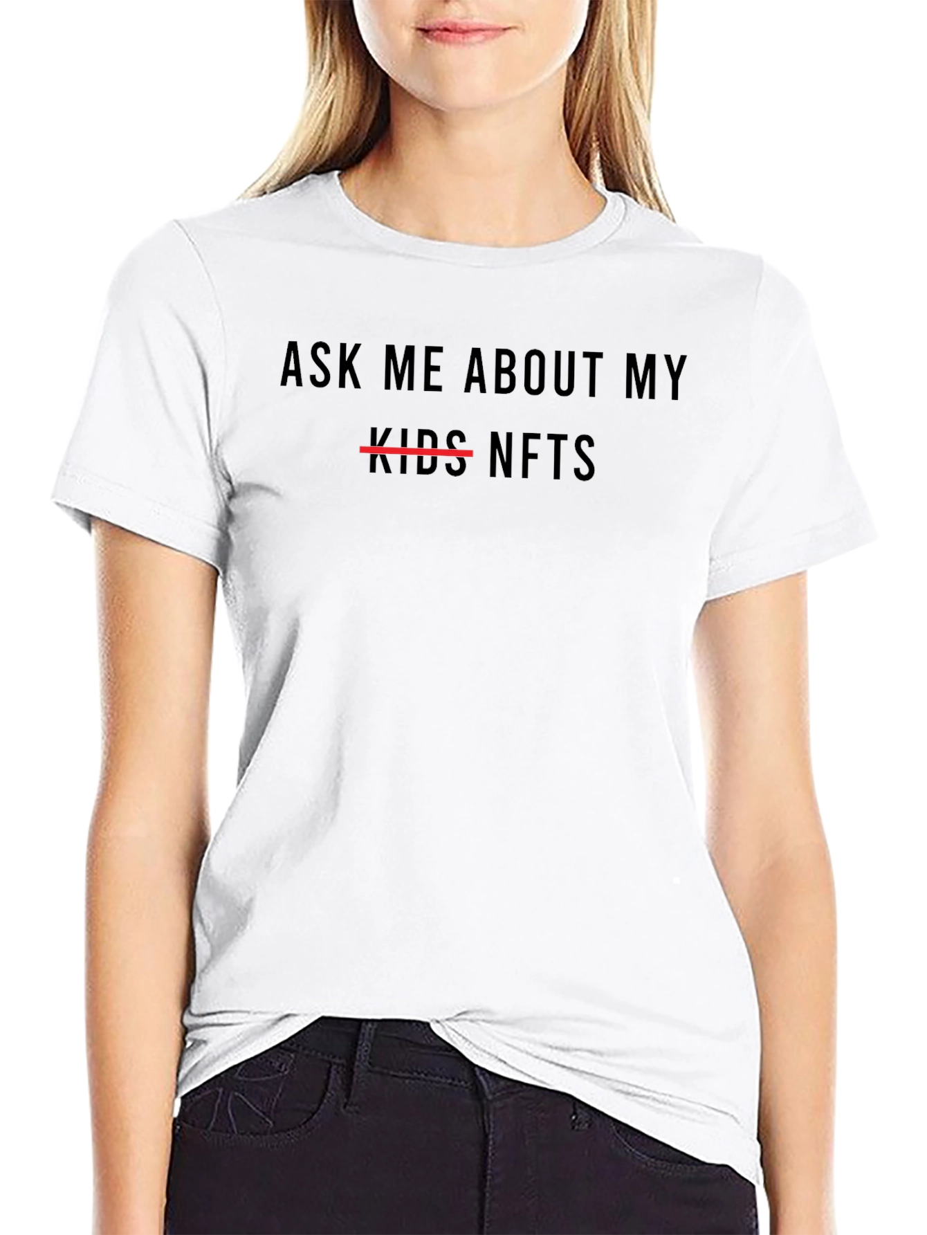 Ask Me About My NFTs T-Shirt Crypto Bitcoin