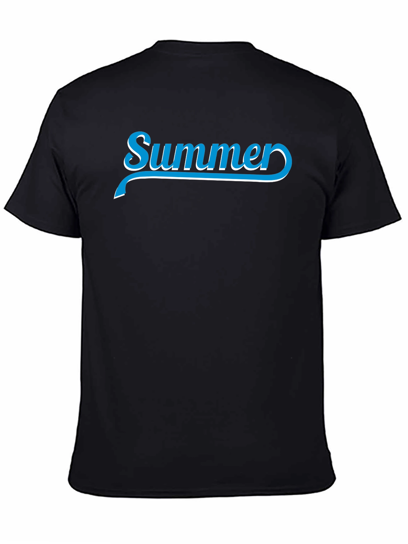 Summer Graphic T-Shirt - Black
