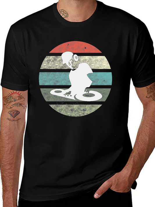 Retro DJ T-Shirt - Vintage Style Music Lover Tee