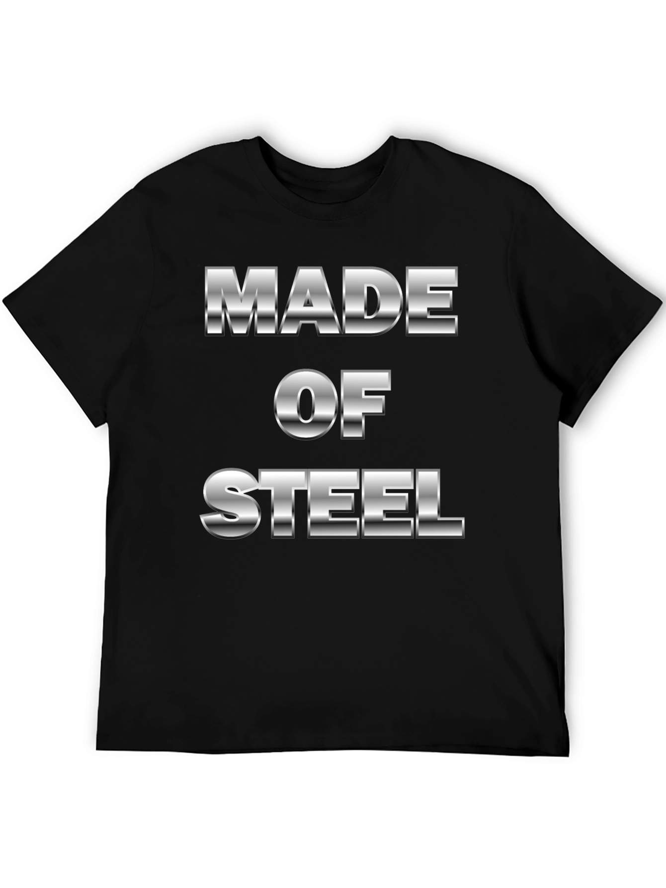 Made of Steel Graphic Tee - Black T-Shirt