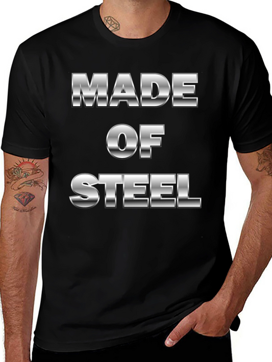 Made of Steel Graphic Tee - Black T-Shirt
