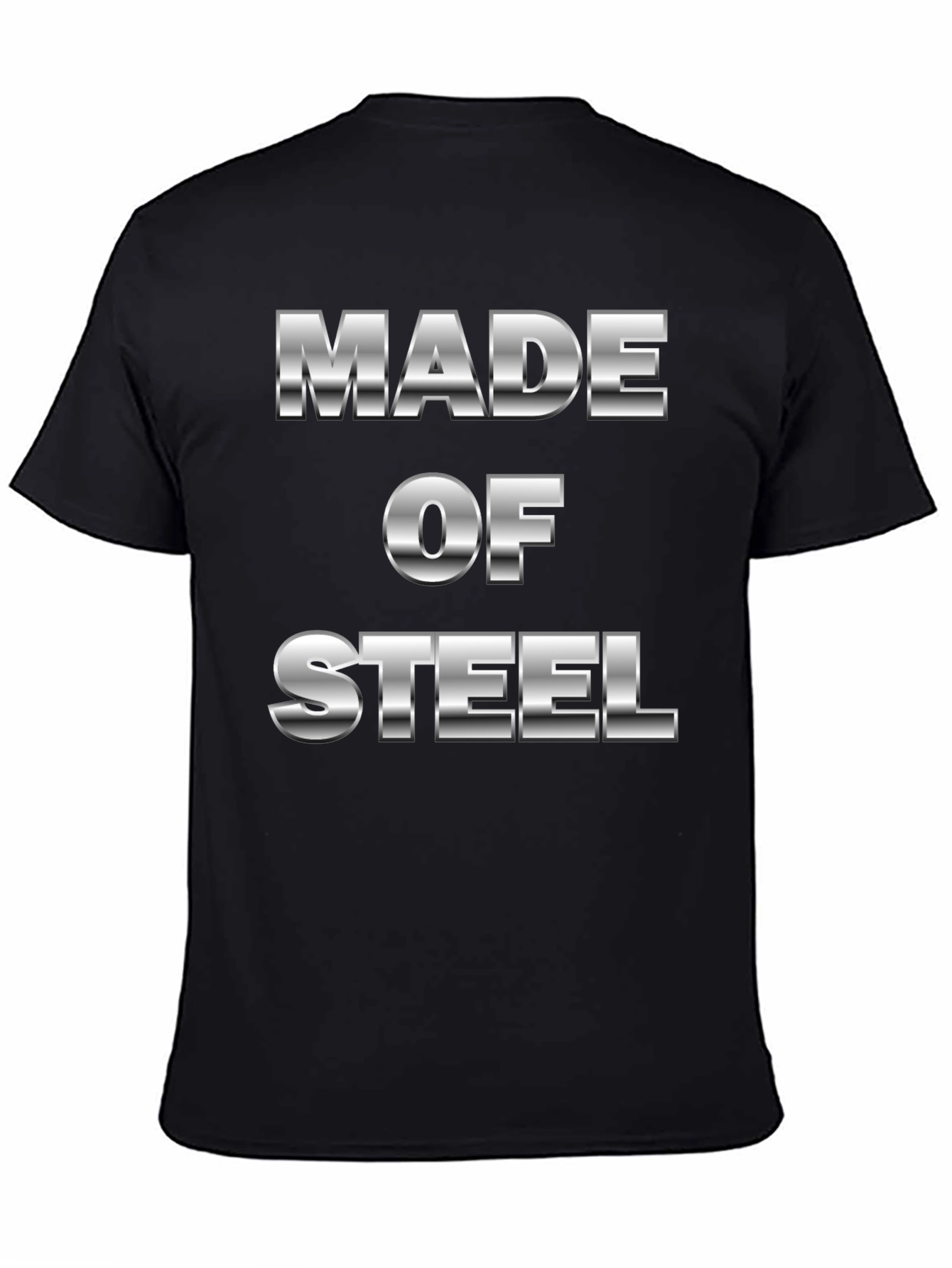 Made of Steel Graphic Tee - Black T-Shirt