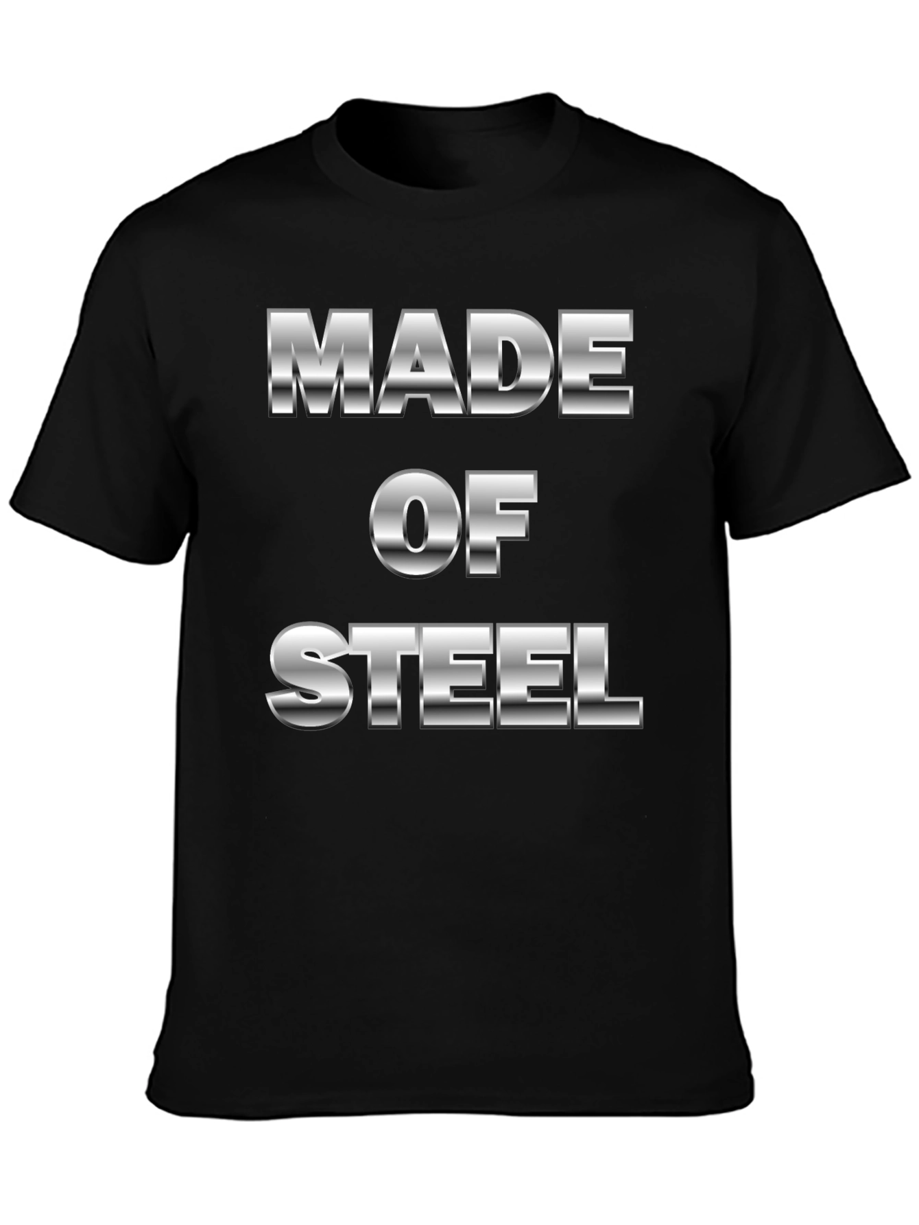 Made of Steel Graphic Tee - Black T-Shirt