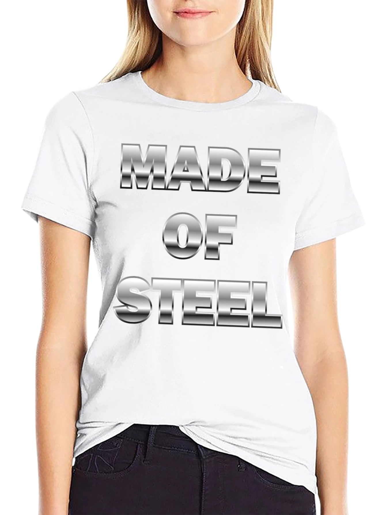 Made of Steel Graphic Tee - Black T-Shirt