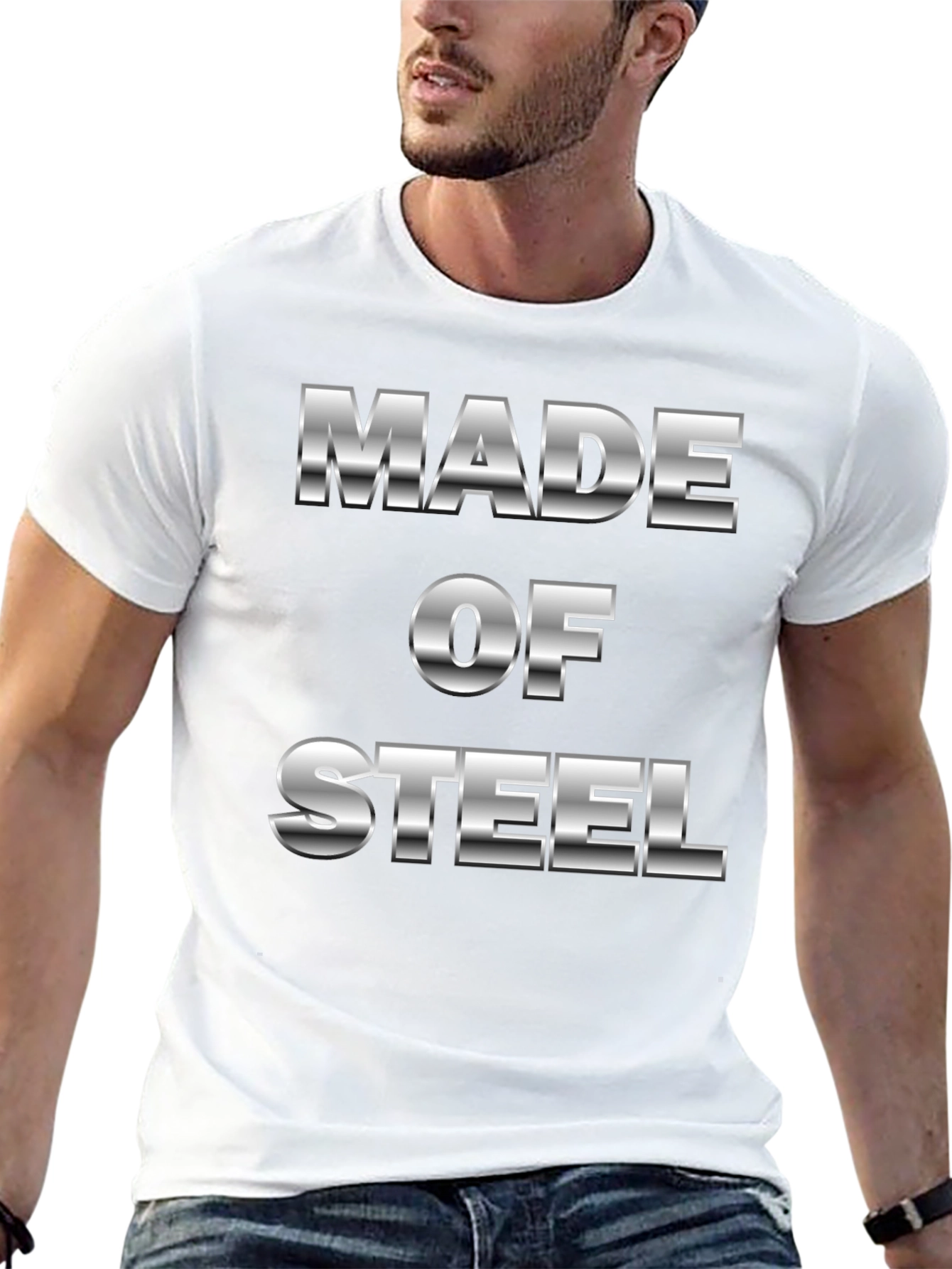 Made of Steel Graphic Tee - Black T-Shirt
