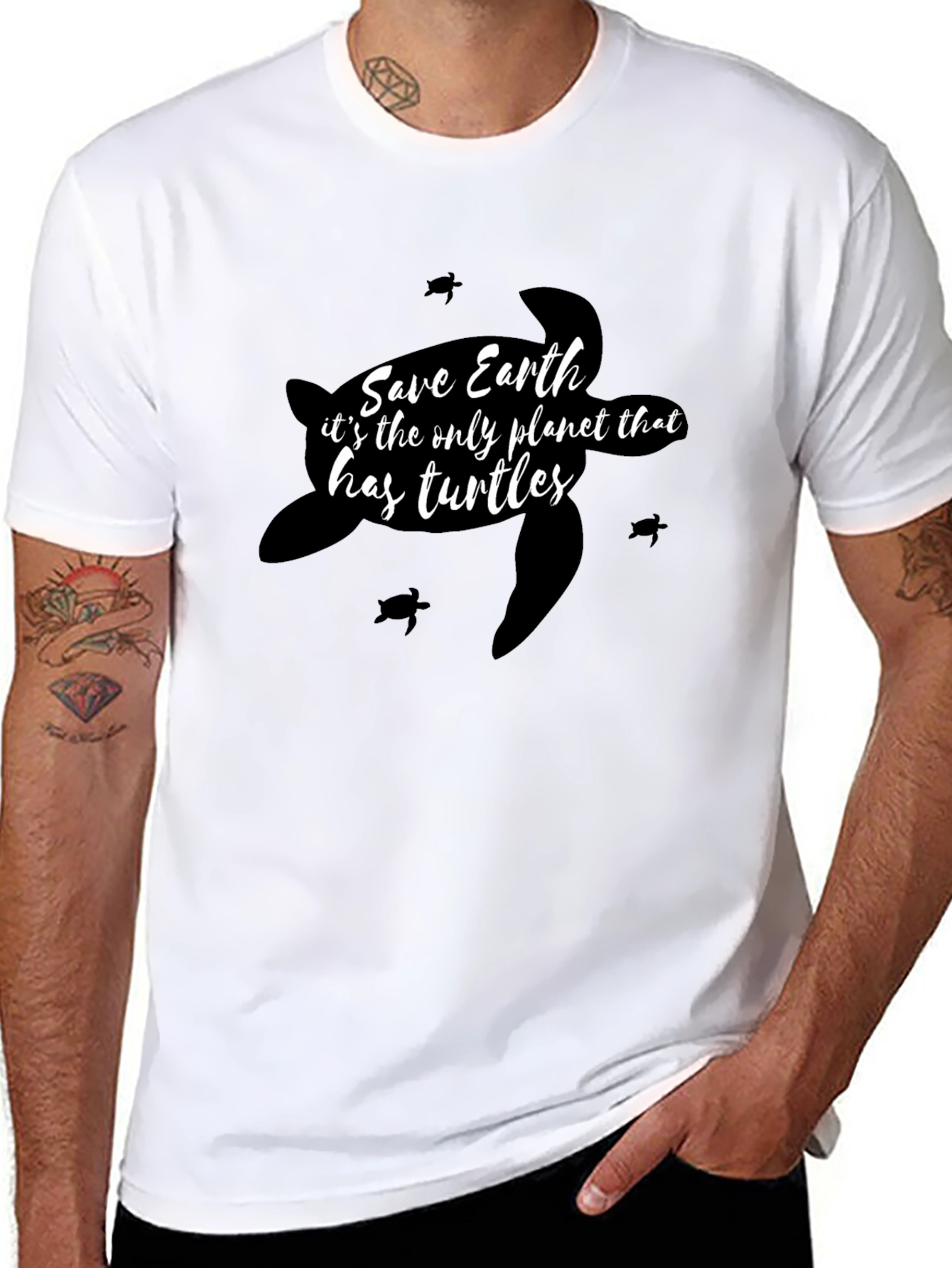 Save Earth Turtles Graphic Tee
