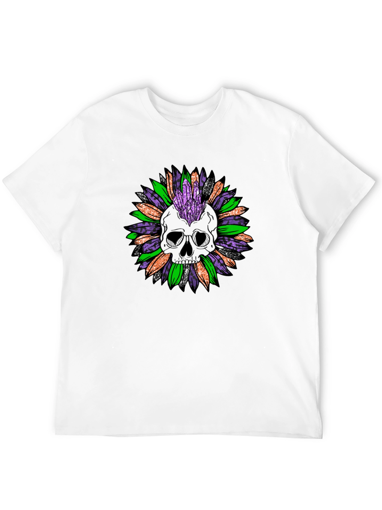 Skull and Crystal T-Shirt - Unisex