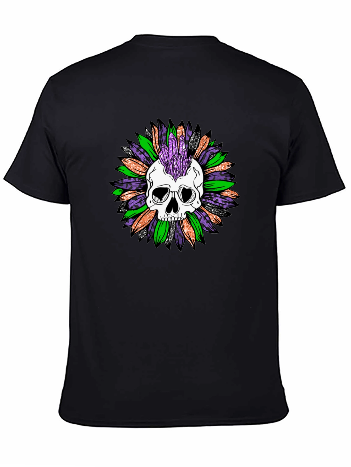 Skull and Crystal T-Shirt - Unisex