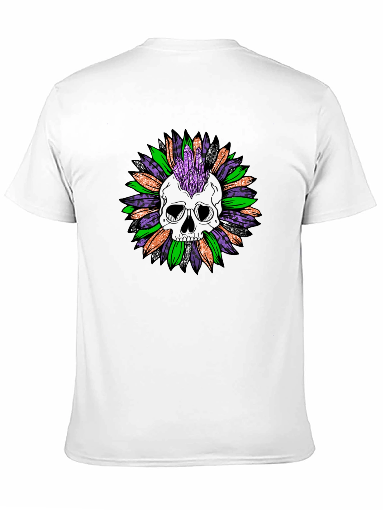 Skull and Crystal T-Shirt - Unisex