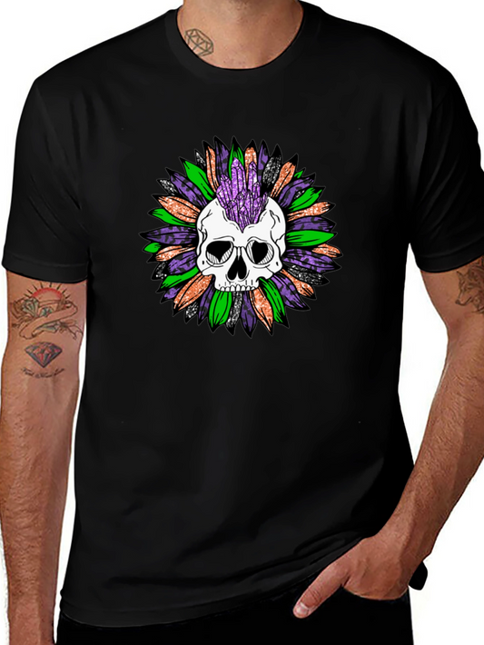 Skull and Crystal T-Shirt - Unisex