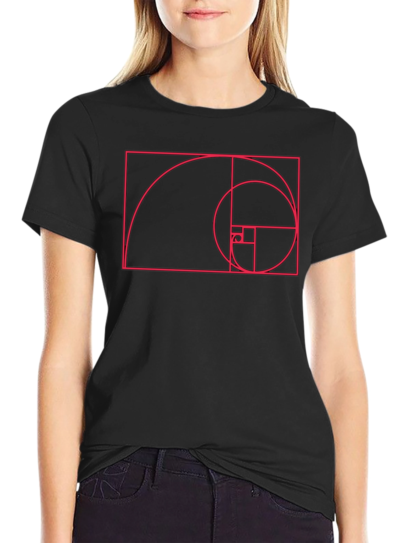 Fibonacci Sequence Graphic Tee - Stylish Math Design