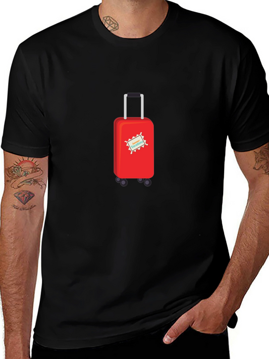 Summer Vacation Suitcase Graphic Tee