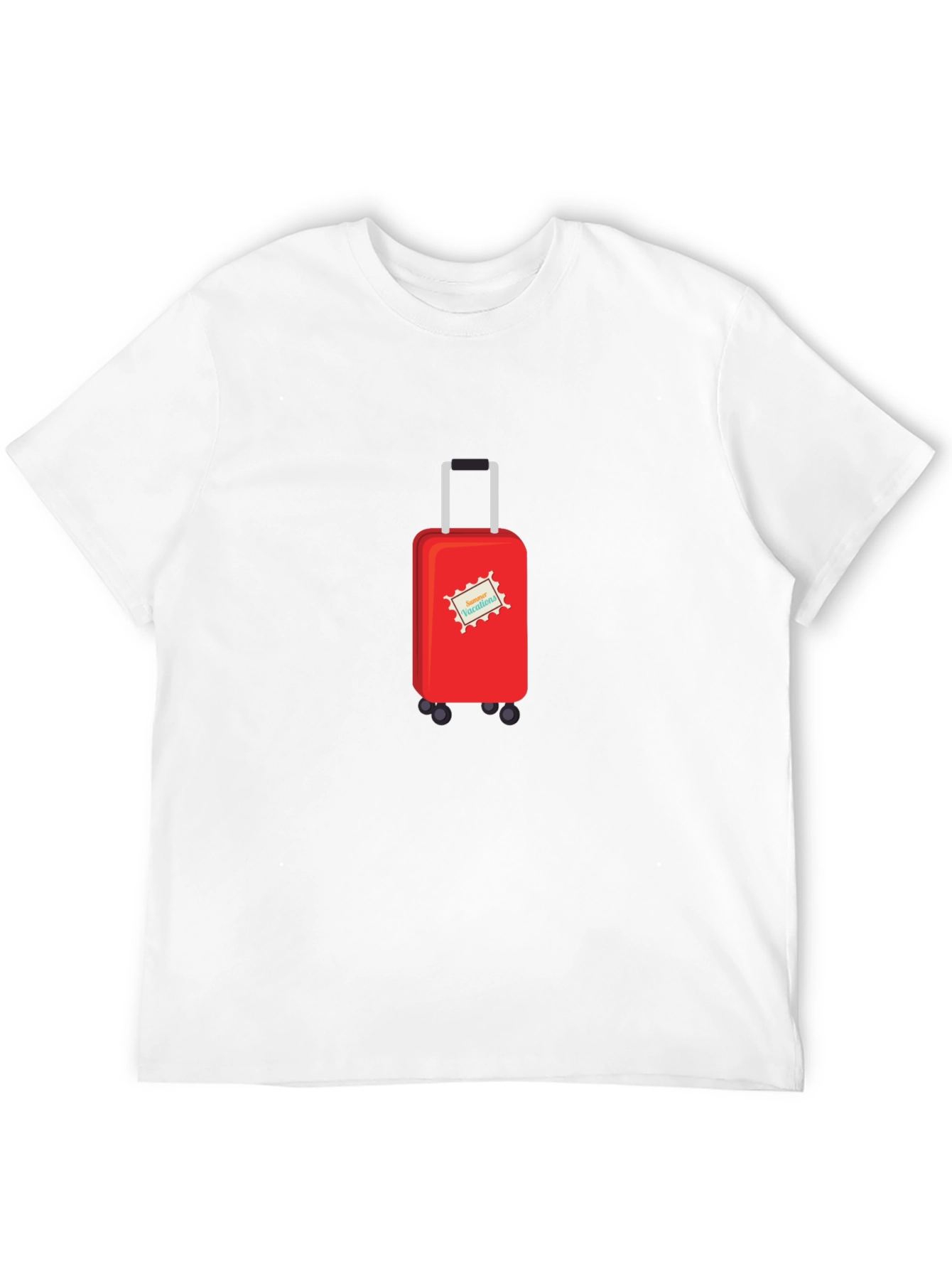 Summer Vacation Suitcase Graphic Tee