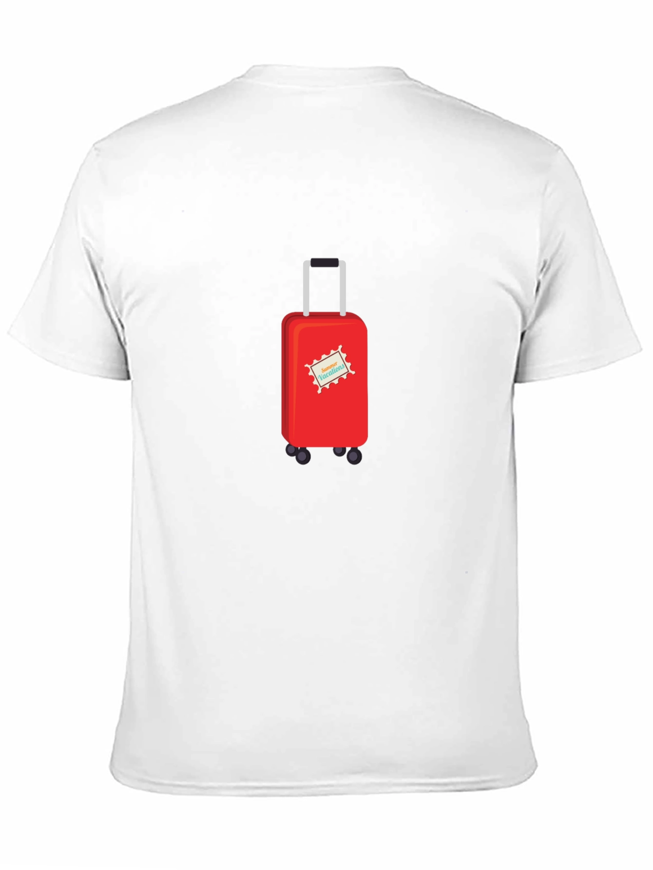Summer Vacation Suitcase Graphic Tee