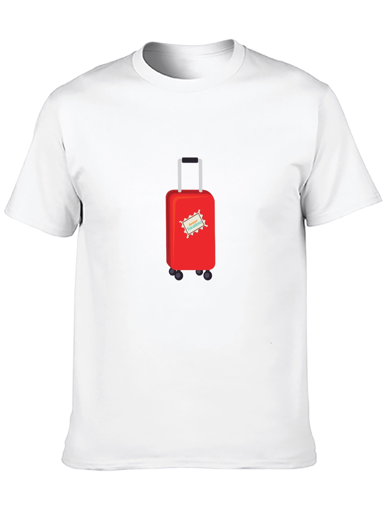 Summer Vacation Suitcase Graphic Tee