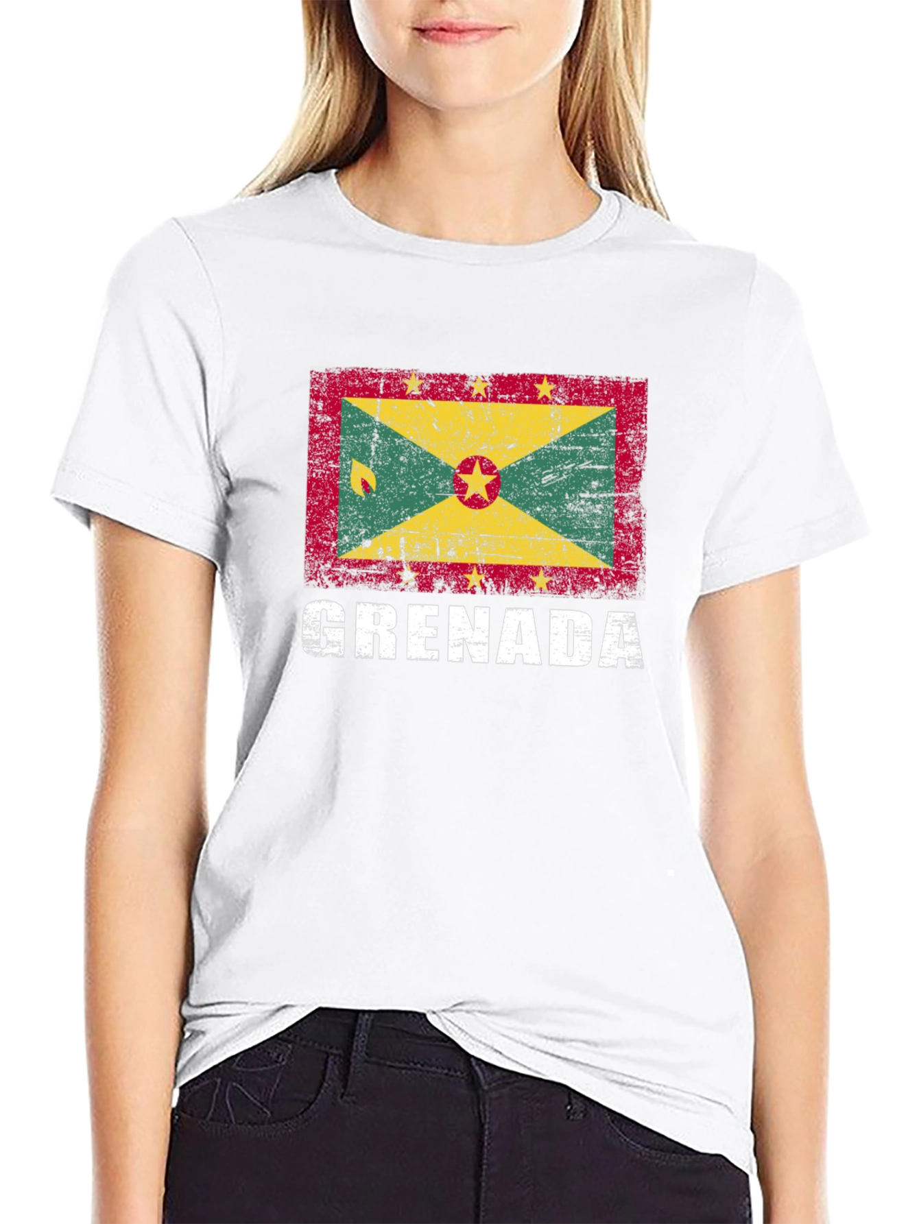 Grenada Flag Graphic T-Shirt