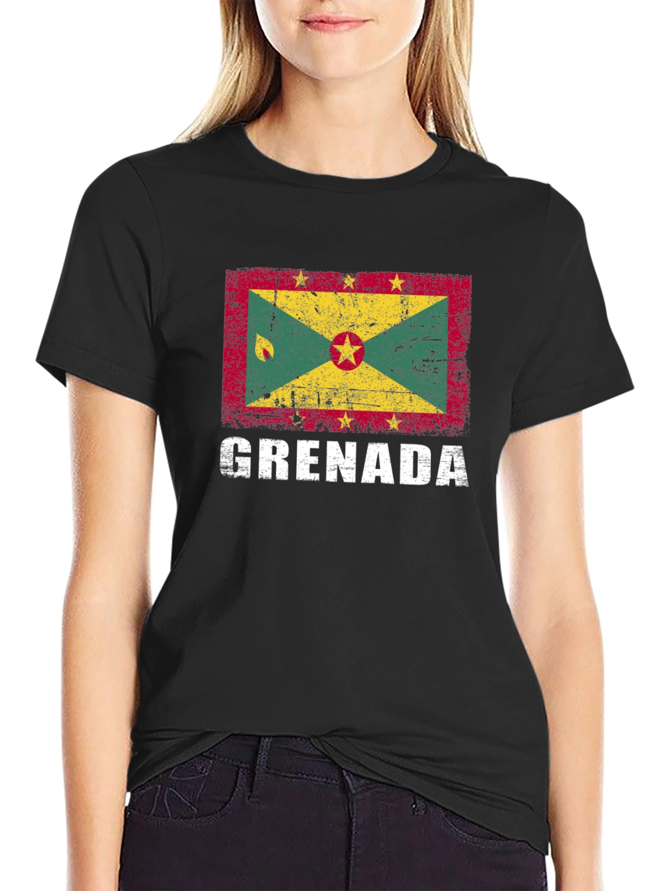 Grenada Flag Graphic T-Shirt
