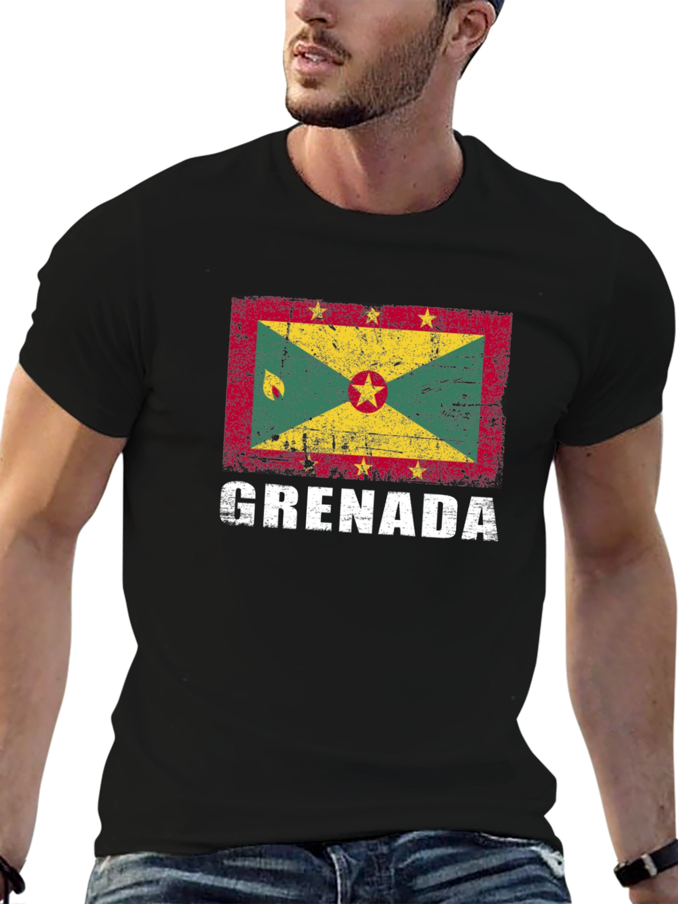 Grenada Flag Graphic T-Shirt