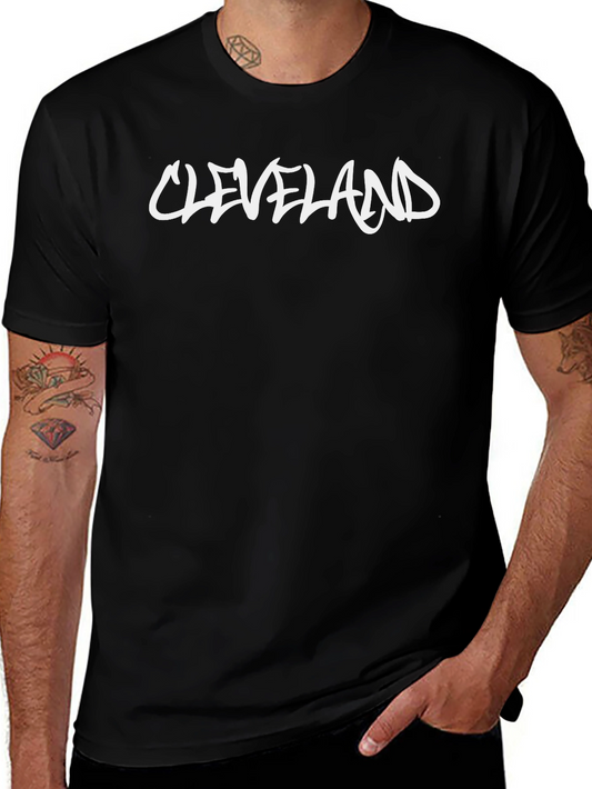 Cleveland Tee - Black Graphic T-Shirt