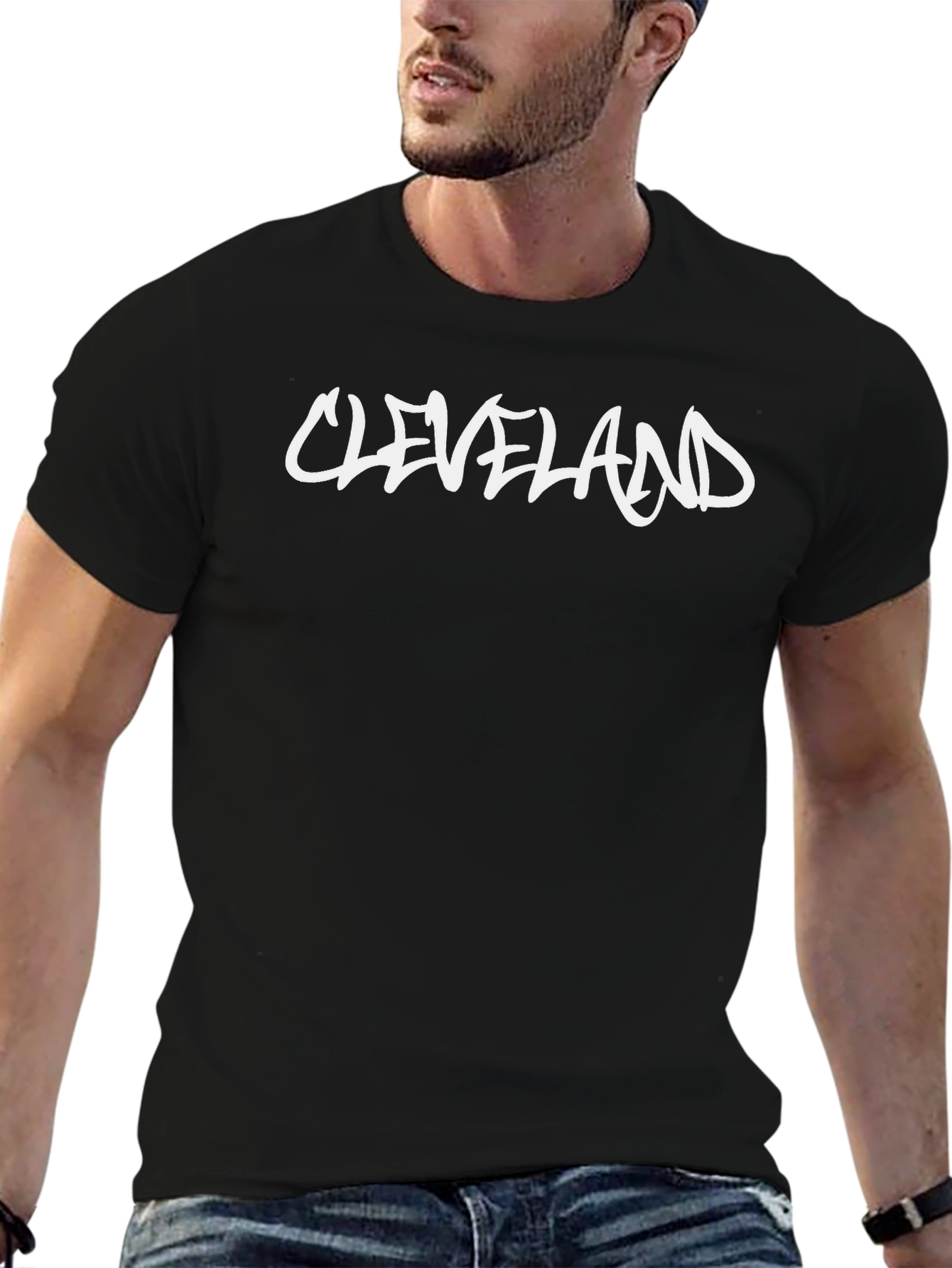 Cleveland Tee - Black Graphic T-Shirt