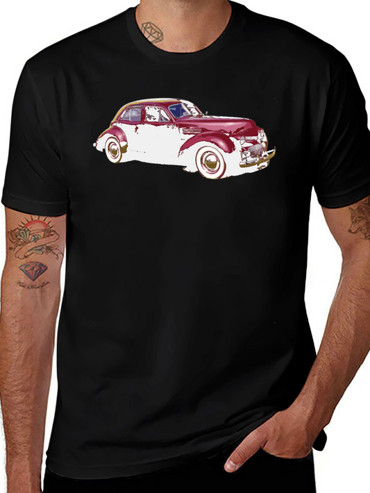Classic Car Graphic T-Shirt - Vintage Style
