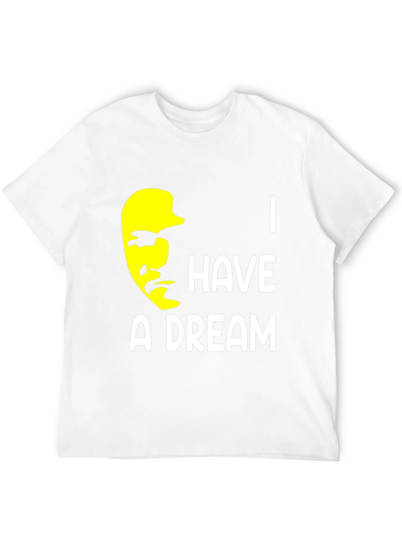 I Have A Dream T-Shirt Black Cotton Graphic Tee