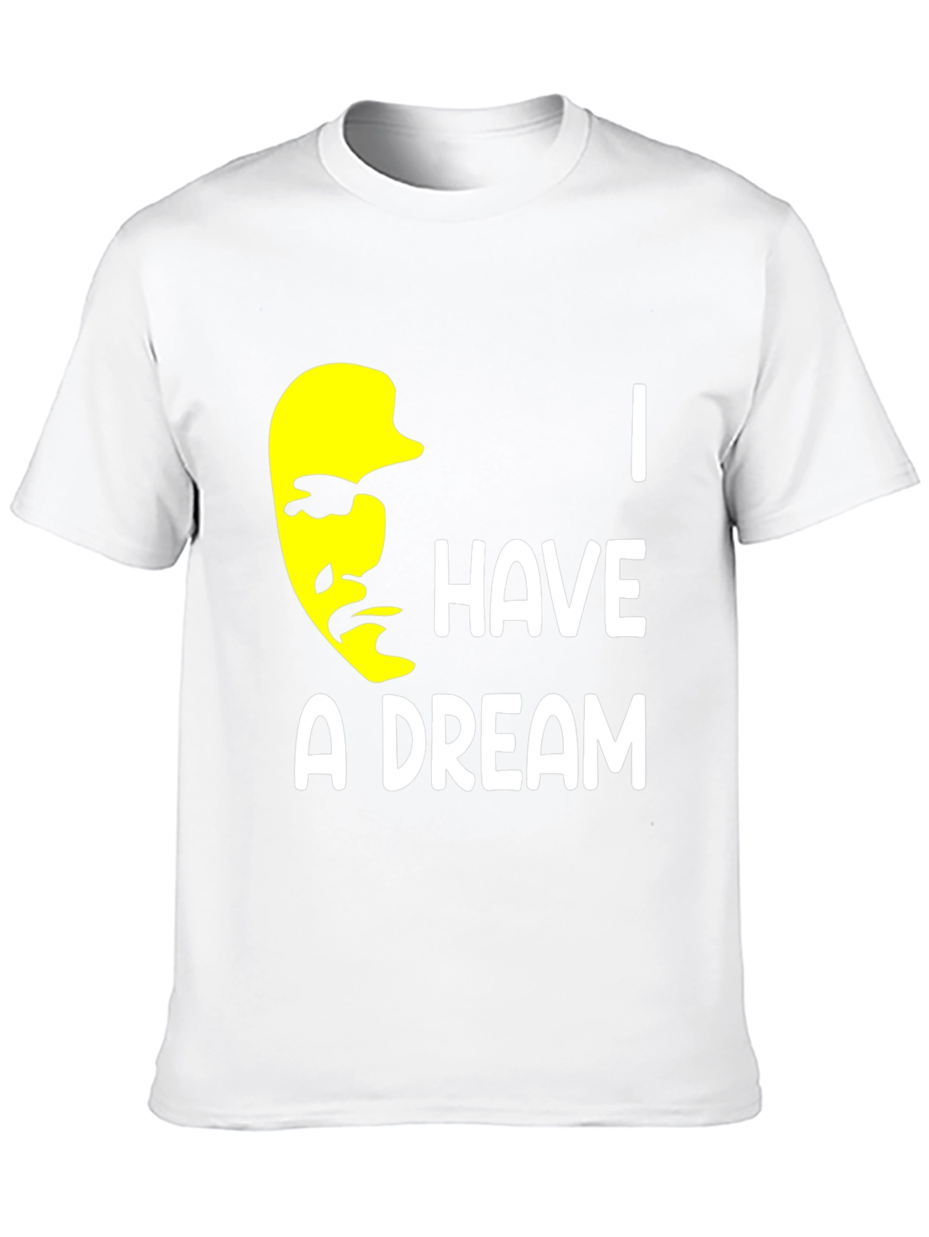 I Have A Dream T-Shirt Black Cotton Graphic Tee