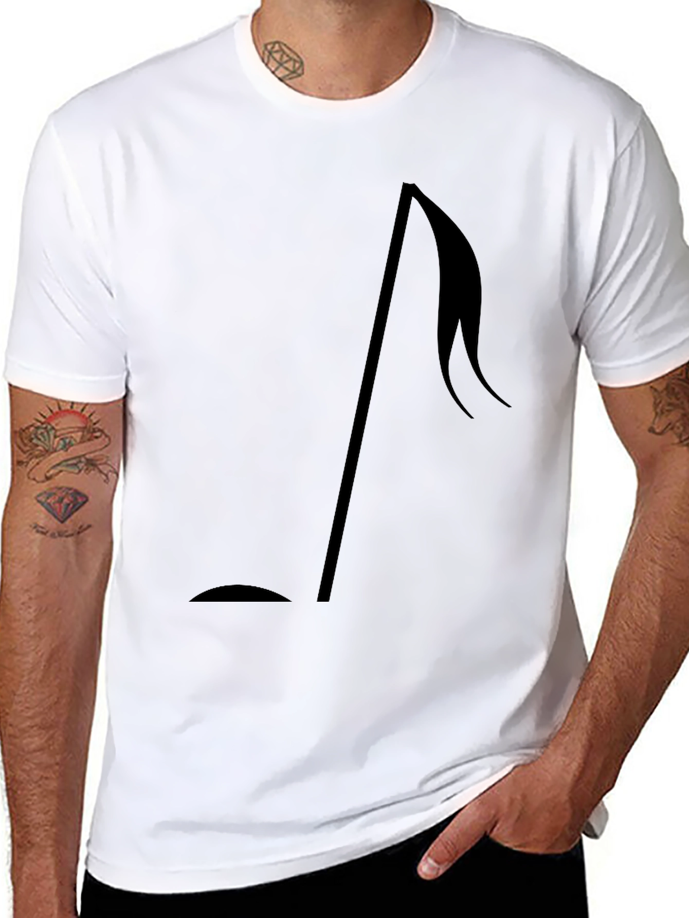 Musical Note Tee - Stylish & Comfortable