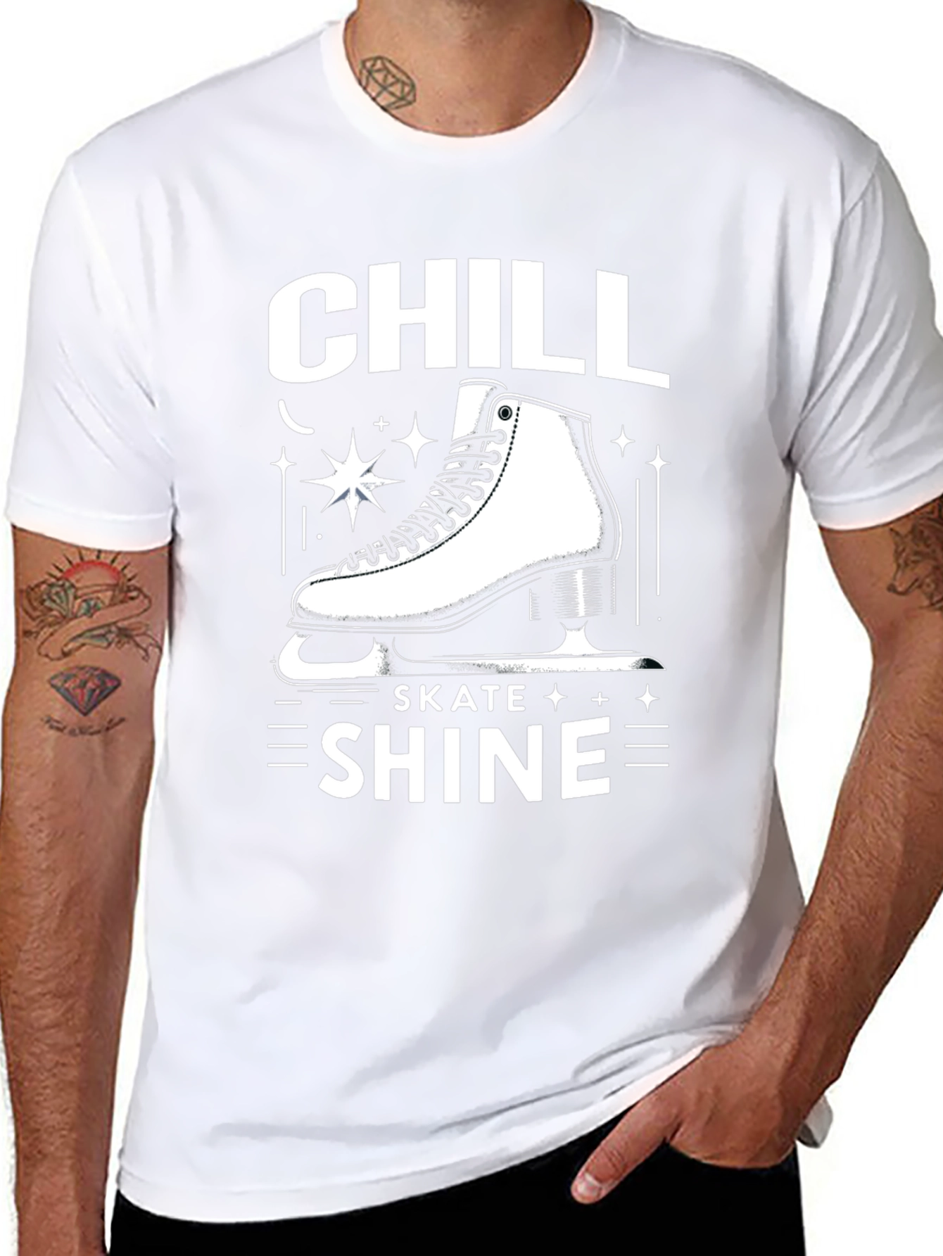 Chill Skate Shine Graphic T-Shirt