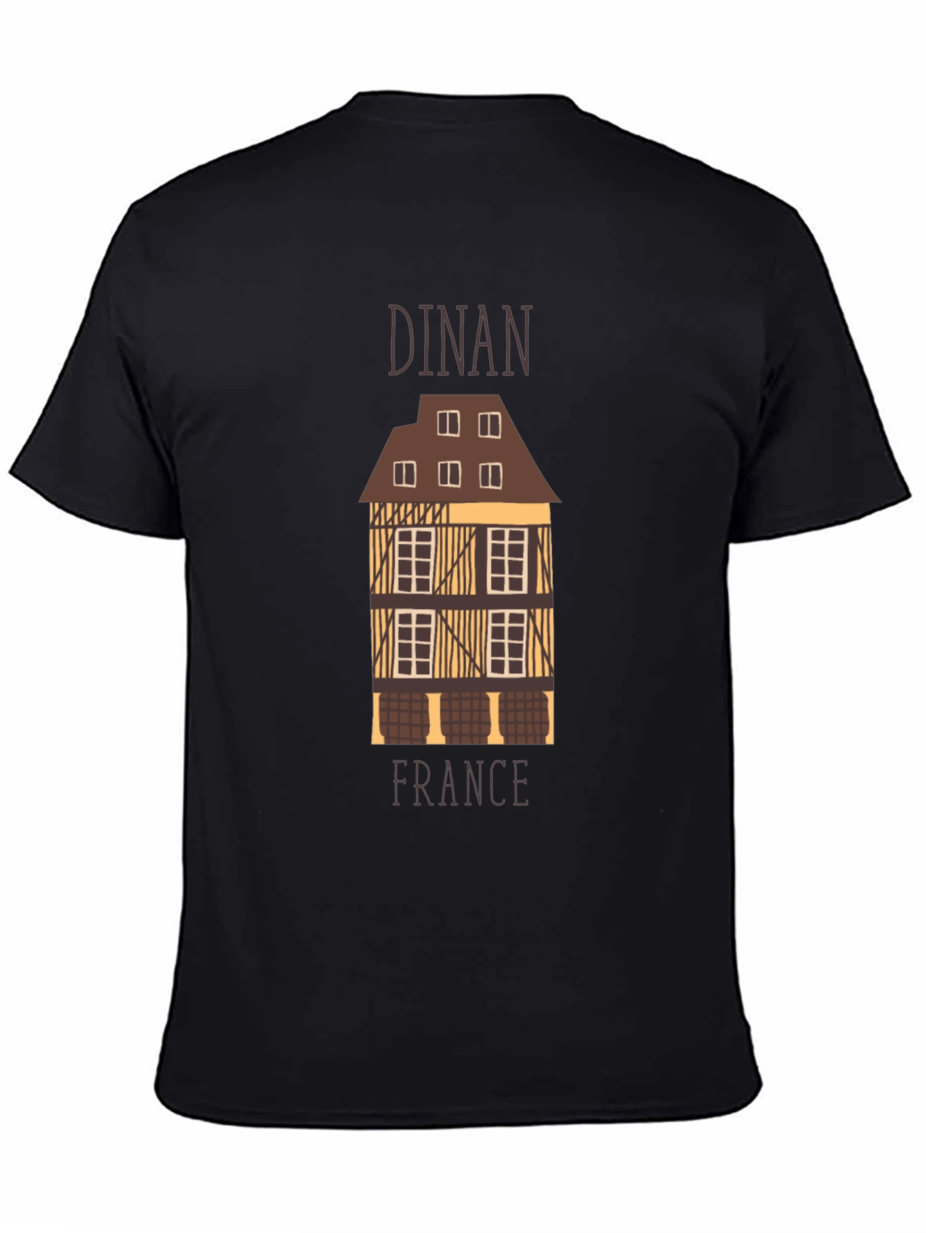 Dinan France Architecture Graphic T-Shirt