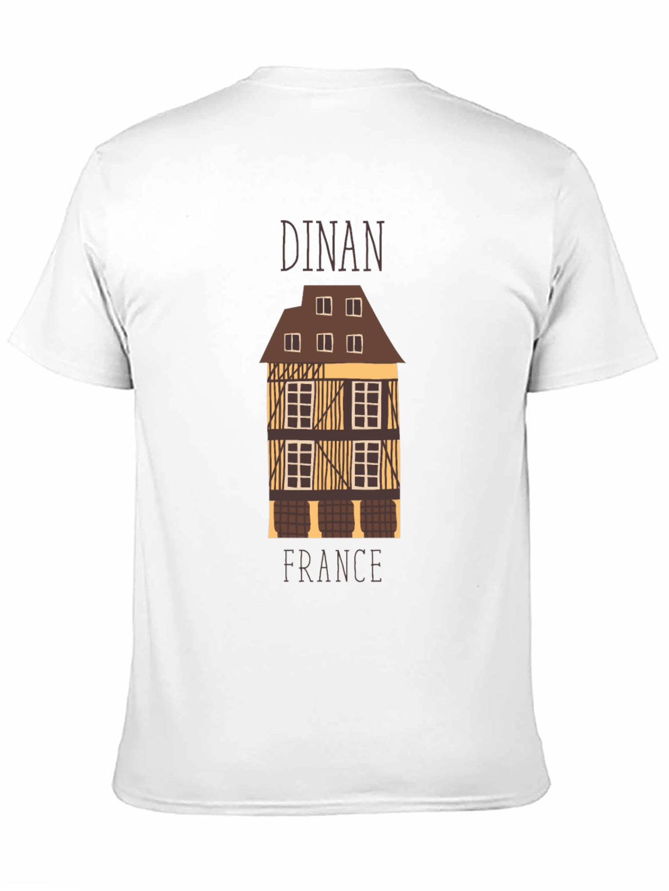Dinan France Architecture Graphic T-Shirt
