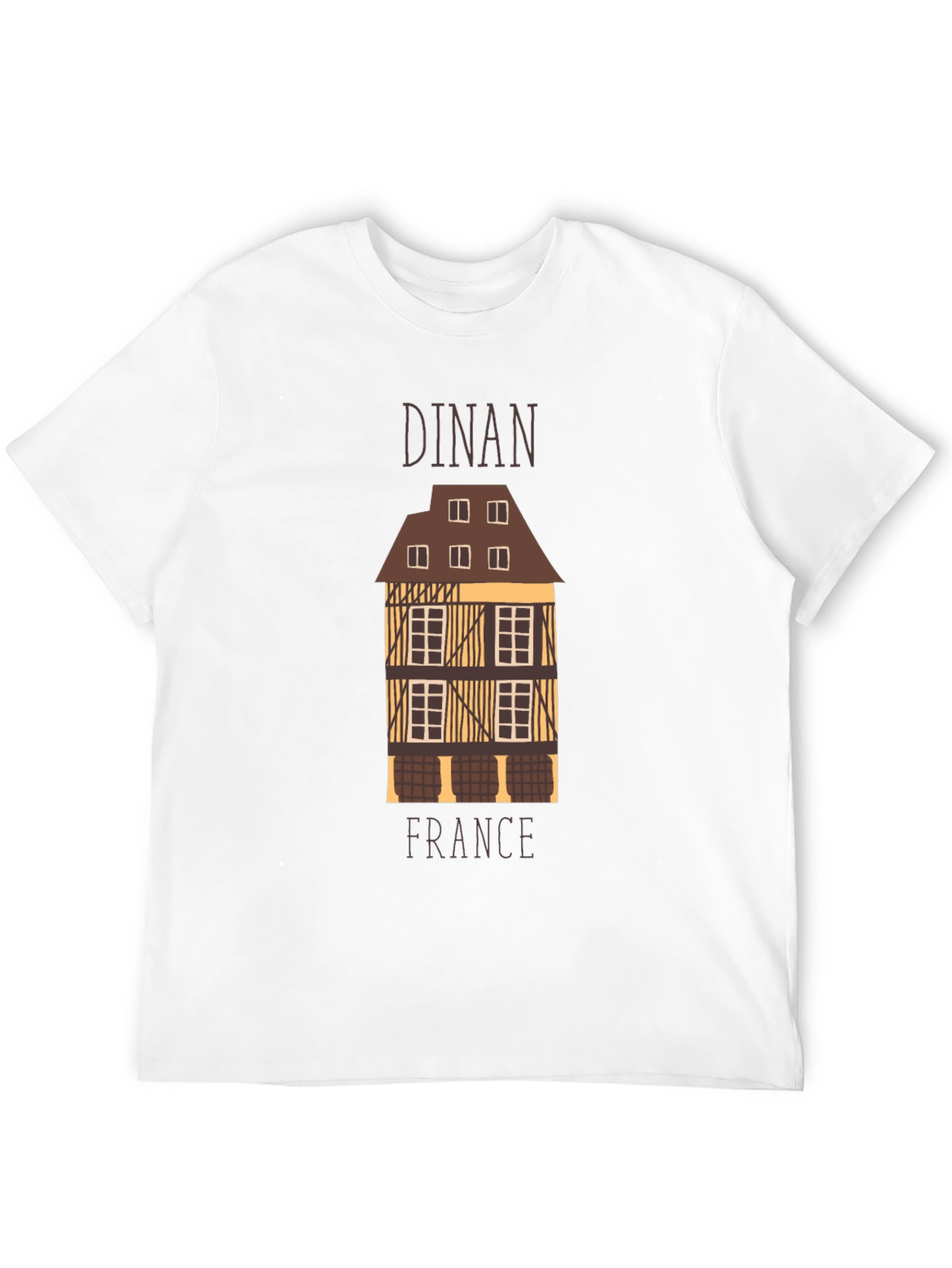 Dinan France Architecture Graphic T-Shirt