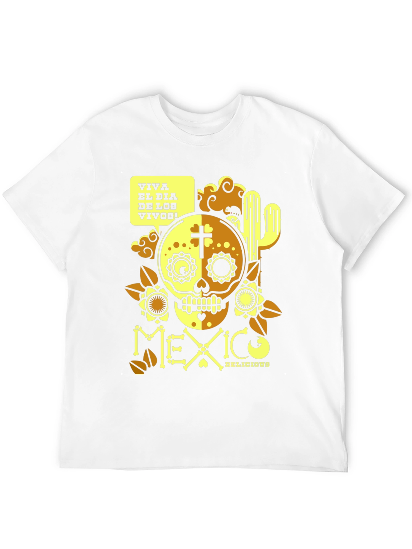 Viva El Dia De Los Vivos Mexico T-Shirt