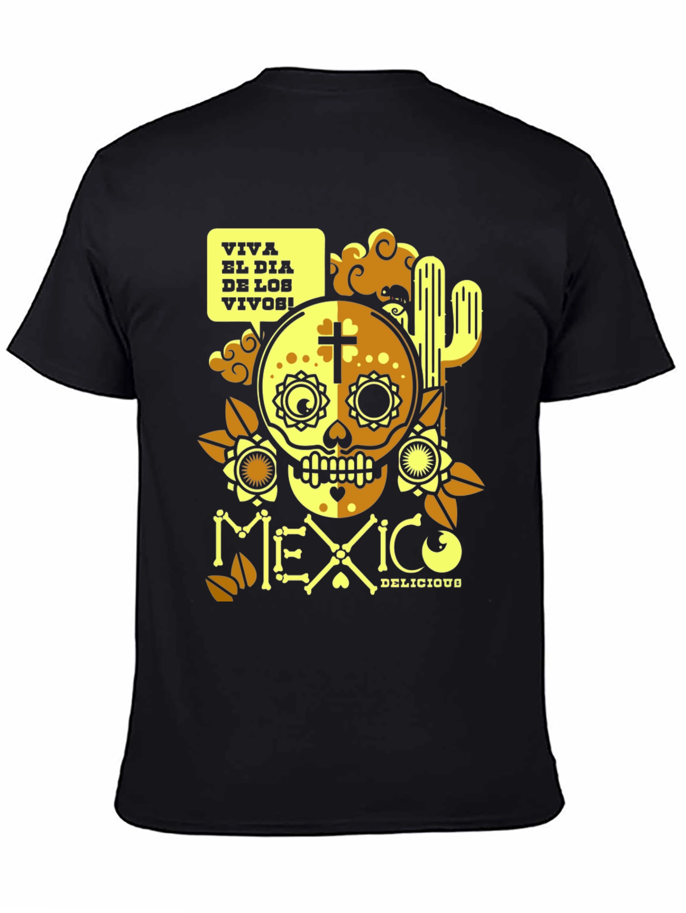 Viva El Dia De Los Vivos Mexico T-Shirt