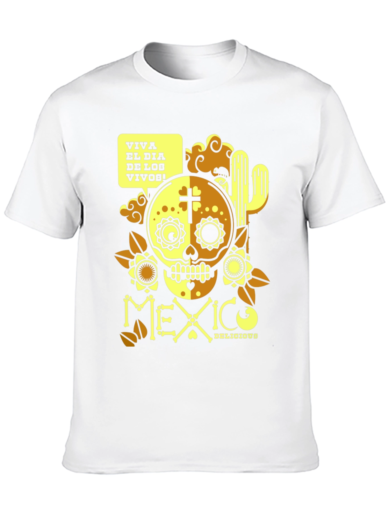 Viva El Dia De Los Vivos Mexico T-Shirt